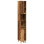 Armario de baño madera de ingeniería envejecida 30x30x190 cm de , Tocadores de baño - Ref: Foro24-857102, Precio: 95,30 €, De...