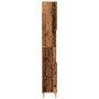 Armario de baño madera de ingeniería envejecida 30x30x190 cm de , Tocadores de baño - Ref: Foro24-857102, Precio: 95,30 €, De...
