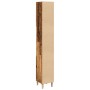 Armario de baño madera de ingeniería envejecida 30x30x190 cm de , Tocadores de baño - Ref: Foro24-857102, Precio: 95,30 €, De...