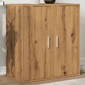 Muebles zapateros 2 uds madera roble artisan 32x35x70 cm de , Zapateros y organizadores de calzado - Ref: Foro24-856707, Prec...