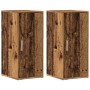 Muebles zapateros 2 uds madera ingeniería envejecida 32x35x70cm de , Zapateros y organizadores de calzado - Ref: Foro24-85670...