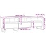 Mueble de TV madera de ingeniería roble artisan 150x30x44,5 cm de , Muebles TV - Ref: Foro24-857194, Precio: 116,75 €, Descue...