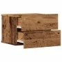 Mesitas de noche de pared 2 uds madera envejecida 40x32x30 cm de , Mesitas de noche - Ref: Foro24-855945, Precio: 73,60 €, De...