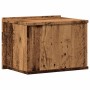 Mesitas de noche de pared 2 uds madera envejecida 40x32x30 cm de , Mesitas de noche - Ref: Foro24-855945, Precio: 74,78 €, De...