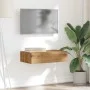 Mueble de TV con luces LED roble artisan 60x35x15,5 cm de , Muebles TV - Ref: Foro24-856345, Precio: 45,45 €, Descuento: %