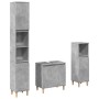 Set muebles de baño 2 piezas madera contrachapada gris hormigón de , Muebles de baño - Ref: Foro24-3324947, Precio: 152,31 €,...