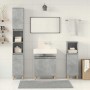 Set muebles de baño 2 piezas madera contrachapada gris hormigón de , Muebles de baño - Ref: Foro24-3324947, Precio: 152,31 €,...