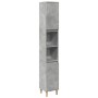 Set muebles de baño 2 piezas madera contrachapada gris hormigón de , Muebles de baño - Ref: Foro24-3324947, Precio: 152,31 €,...