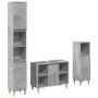 Set muebles de baño 2 piezas madera contrachapada gris hormigón de , Muebles de baño - Ref: Foro24-3324951, Precio: 164,21 €,...