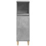 Set muebles de baño 2 piezas madera contrachapada gris hormigón de , Muebles de baño - Ref: Foro24-3324951, Precio: 164,21 €,...