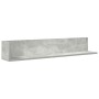 Estantes de pared 2 uds madera gris hormigón 100x16,5x16,5 cm de , Estantes y estanterías - Ref: Foro24-860043, Precio: 36,30...