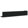 Estantes de pared 2 uds madera ingeniería negro 100x16,5x16,5cm de , Estantes y estanterías - Ref: Foro24-860041, Precio: 35,...