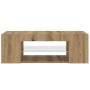 Mueble de TV luces LED madera roble artisan 90x39x30 cm de , Muebles TV - Ref: Foro24-856326, Precio: 54,56 €, Descuento: %