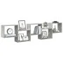 Estante cubo de pared 5 compartimentos madera gris hormigón de , Estantes y estanterías - Ref: Foro24-859998, Precio: 51,43 €...
