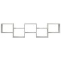 Estante cubo de pared 5 compartimentos madera gris hormigón de , Estantes y estanterías - Ref: Foro24-859998, Precio: 52,37 €...