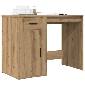Escritorio de madera de ingeniería roble artisan 100x49x75 cm by , Desks - Ref: Foro24-857100, Price: 87,23 €, Discount: %