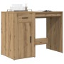 Escritorio de madera de ingeniería roble artisan 100x49x75 cm de , Escritorios - Ref: Foro24-857100, Precio: 89,43 €, Descuen...