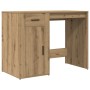Escritorio de madera de ingeniería roble artisan 100x49x75 cm de , Escritorios - Ref: Foro24-857100, Precio: 89,43 €, Descuen...