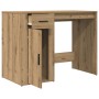 Escritorio de madera de ingeniería roble artisan 100x49x75 cm de , Escritorios - Ref: Foro24-857100, Precio: 89,43 €, Descuen...
