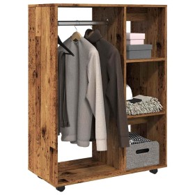 Armario madera de ingeniería madera envejecida 80x40x110 cm de , Armarios roperos - Ref: Foro24-856668, Precio: 99,24 €, Desc...