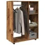 Armario madera de ingeniería madera envejecida 80x40x110 cm de , Armarios roperos - Ref: Foro24-856668, Precio: 95,36 €, Desc...