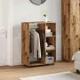 Armario madera de ingeniería madera envejecida 80x40x110 cm de , Armarios roperos - Ref: Foro24-856668, Precio: 95,36 €, Desc...