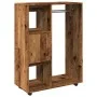 Armario madera de ingeniería madera envejecida 80x40x110 cm de , Armarios roperos - Ref: Foro24-856668, Precio: 95,36 €, Desc...