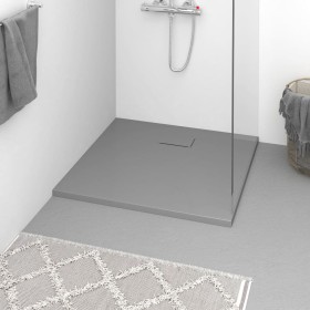 Plato de ducha SMC gris 90x80 cm de vidaXL, Platos de ducha - Ref: Foro24-148932, Precio: 204,22 €, Descuento: %
