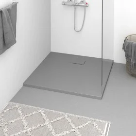 SMC gray shower tray 90x80 cm by vidaXL, Shower trays - Ref: Foro24-148932, Price: 199,81 €, Discount: %