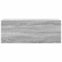 Armario de pared baño madera ingeniería gris Sonoma 80x25x30 cm de , Tocadores de baño - Ref: Foro24-860081, Precio: 55,95 €,...