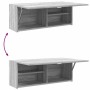 Armario de pared baño madera ingeniería gris Sonoma 80x25x30 cm de , Tocadores de baño - Ref: Foro24-860081, Precio: 55,95 €,...