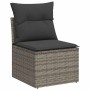 Set de muebles de jardín 6 pzas y cojines ratán sintético gris de , Conjuntos de jardín - Ref: Foro24-3327770, Precio: 397,99...