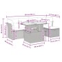 Set de muebles de jardín 6 pzas y cojines ratán sintético gris de , Conjuntos de jardín - Ref: Foro24-3327770, Precio: 397,99...
