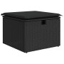 Set de sofás de jardín 7 pzas con cojines ratán sintético negro de , Conjuntos de jardín - Ref: Foro24-3327815, Precio: 524,2...