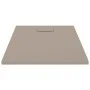 Plato de ducha SMC marrón 100x70 cm de vidaXL, Platos de ducha - Ref: Foro24-148926, Precio: 167,09 €, Descuento: %