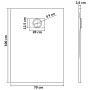 Plato de ducha SMC marrón 100x70 cm de vidaXL, Platos de ducha - Ref: Foro24-148926, Precio: 170,50 €, Descuento: %