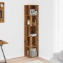 Mueble de esquina madera de ingeniería envejecida 33x33x165 cm de , Taquillas y armarios de almacenamiento - Ref: Foro24-8567...