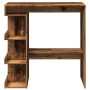 Mesa de bar con estante madera envejecida 100x48x101,5 cm de , Mesas de cocina y de comedor - Ref: Foro24-856758, Precio: 92,...