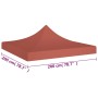 Techo de carpa para celebraciones terracota 2x2 m 270 g/m² de vidaXL, Cubiertas para carpas y cenadores - Ref: Foro24-315346,...