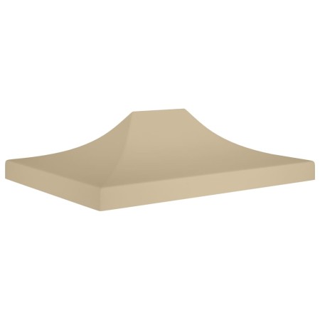 Techo de carpa para celebraciones beige 4,5x3 m 270 g/m² de vidaXL, Cubiertas para carpas y cenadores - Ref: Foro24-315366, P...