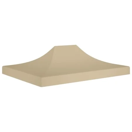 Techo de carpa para celebraciones beige 4,5x3 m 270 g/m² de vidaXL, Cubiertas para carpas y cenadores - Ref: Foro24-315366, P...