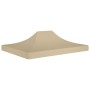 Techo de carpa para celebraciones beige 4,5x3 m 270 g/m² de vidaXL, Cubiertas para carpas y cenadores - Ref: Foro24-315366, P...