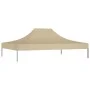 Techo de carpa para celebraciones beige 4,5x3 m 270 g/m² de vidaXL, Cubiertas para carpas y cenadores - Ref: Foro24-315366, P...
