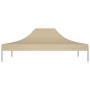 Techo de carpa para celebraciones beige 4,5x3 m 270 g/m² de vidaXL, Cubiertas para carpas y cenadores - Ref: Foro24-315366, P...