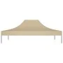 Techo de carpa para celebraciones beige 4,5x3 m 270 g/m² de vidaXL, Cubiertas para carpas y cenadores - Ref: Foro24-315366, P...
