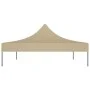Techo de carpa para celebraciones beige 4,5x3 m 270 g/m² de vidaXL, Cubiertas para carpas y cenadores - Ref: Foro24-315366, P...