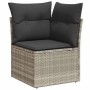 Set de sofás de jardín 7 pzas con cojines ratán PE gris claro de , Conjuntos de jardín - Ref: Foro24-3327862, Precio: 505,24 ...