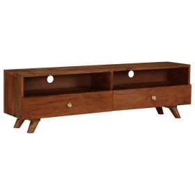 Mueble para TV de madera maciza reciclada 140x30x40 cm en Muebles TV | Comprar online en Foru.es