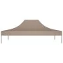 Techo de carpa para celebraciones gris taupe 4x3 m 270 g/m² de vidaXL, Cubiertas para carpas y cenadores - Ref: Foro24-315356...