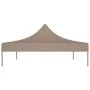 Techo de carpa para celebraciones gris taupe 4x3 m 270 g/m² de vidaXL, Cubiertas para carpas y cenadores - Ref: Foro24-315356...